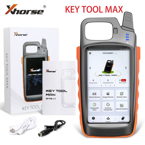 Xhorse VVDI Key Tool Max Remote and Chip Generator with Xhorse MINI OBD Tool Get a Free Xhorse Renew Cable