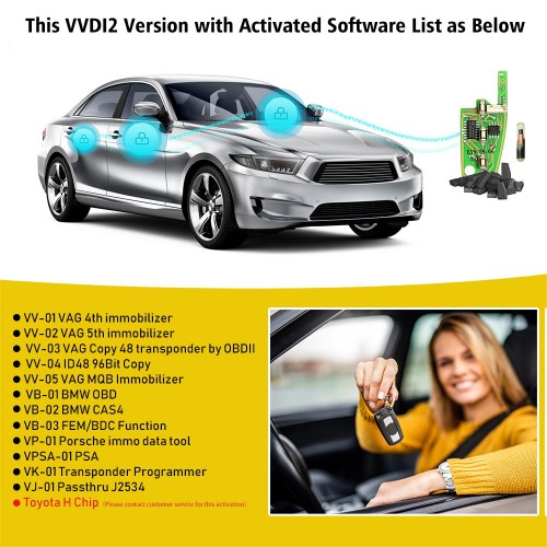 Xhorse VVDI2 Full Version (All Software Activated)  [ With Mini Key Tool + BMW FEM/ BDC Test Platform + 5pcs Smart Remote Key or 10 pcs Super Chips ]