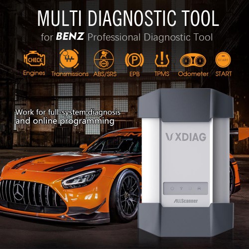 ALLSCANNER VXDiag C6 MB Star C6 MULTI Diagnostic Tool for Mercedes Benz Without Software HDD
