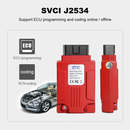 FLY SVCI J2534 Diagnostic Tool Support Online Module Programming