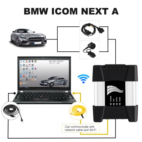 V2021.09 WIFI Version BMW ICOM NEXT A+B+C NEW GENERATION of ICOM A2 with Latest ICOM Software HDD/ SSD Win10 System