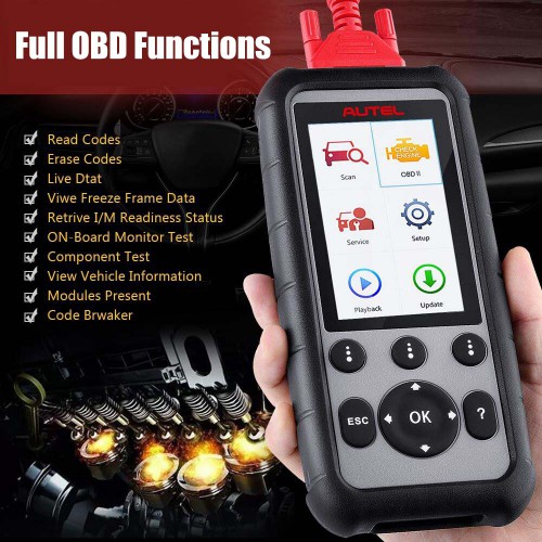 Original Autel MaxiDiag MD806 Pro Full System OBD2 Scanner Diagnostic Tool Support Lifetime Free Update Same as MD808 Pro