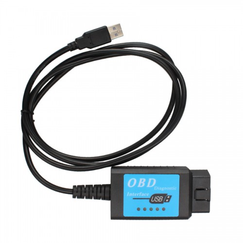 USB ELM327 V1.5 Plastic OBDII EOBD CANBUS Scanner with FT232RL Chip