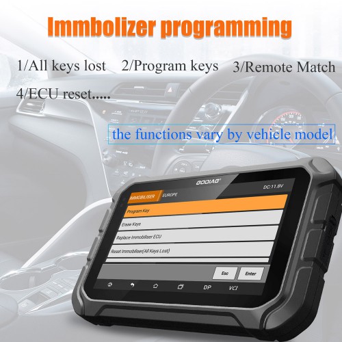 [EU Ship] GODIAG GD801 Key Master DP Plus Full Version Key Programmer and Mileage Correction Tool Support Multi-Language & Special Services