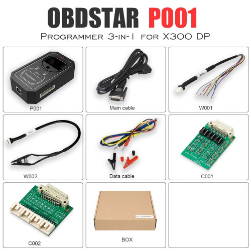 OBDSTAR P001 Programmer RFID & Renew Key & EEPROM Functions 3-in-1 Work with X300 DP Get Free Toyota Simulated Smart Key