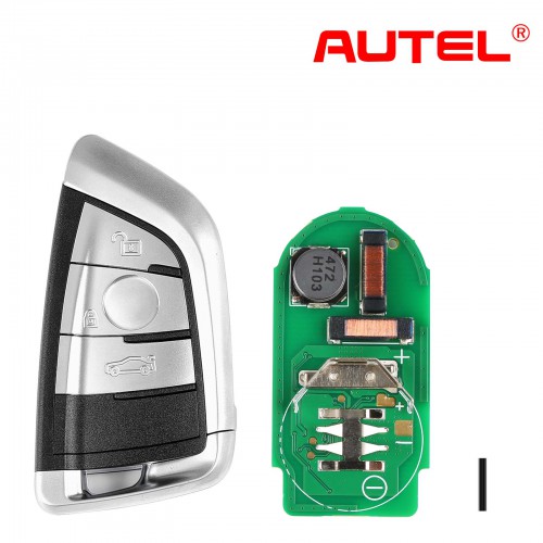 AUTEL Razor IKEYBW003AL BMW Key 3 Buttons Smart Universal Key Compatible with BMW and Other 700+ Car Makes