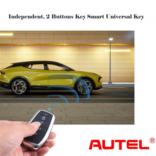 AUTEL IKEYAT004CL Independent 4 Buttons Universal Smart Key
