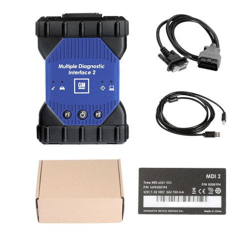 GM MDI 2 Diagnostic Tool With Lenovo T410 Laptop and V2022.2 GDS2 Tech2Win Software HDD Support WIFI