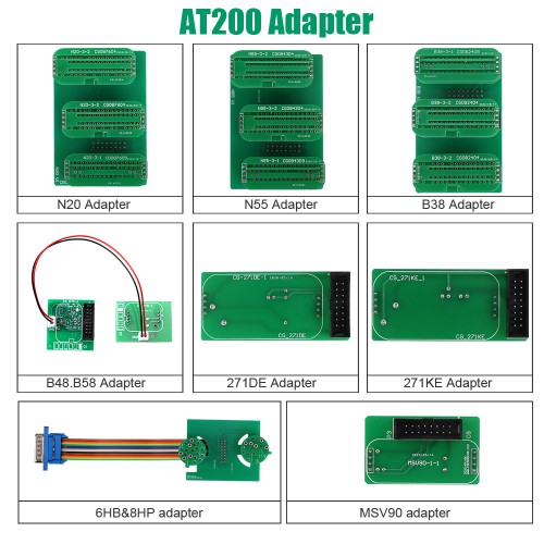 AT200/ FC200 New Adapters Set No Need Disassembly Including N20/ N55/ B38/ B48.B58/ 271DE/ 271KE/ 6HP & 8HP/ MSV90 Adapter Free Shipping