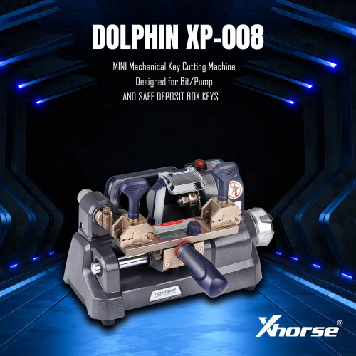 Xhorse DOLPHIN XP-008 MINI Mechanical Key Cutting Machine PN: XP0800 Designed for Bit/ Pump Keys