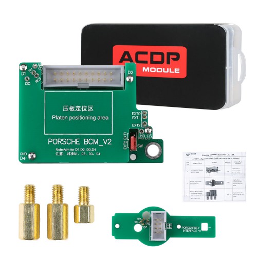 Yanhua Mini ACDP Locksmith Package Include ACDP Master and Module 1, 2, 3, 7, 9, 10, 12, 20, 24 with Free B48/ N20/ N55/ B38 Board & RFA Chip