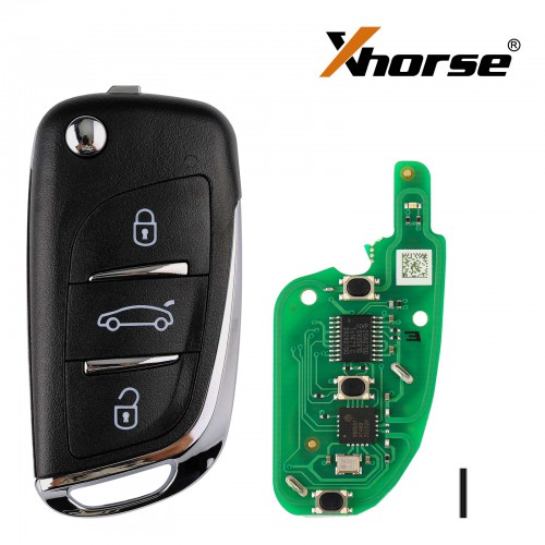 5PCS XHORSE XNDS00EN DS Style Wireless Universal Remote Key 3 Buttons