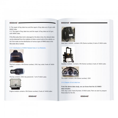 2023 GODIAG Key Tool Plus Practical Instruction 1&2 Two Books for Locksmith, Vehicle Maintenance Engineer