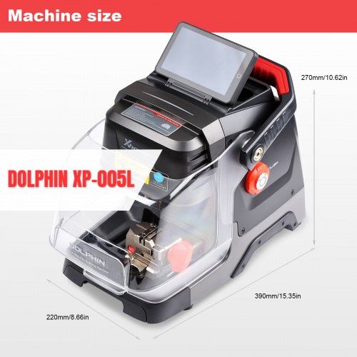 Xhorse Dolphin XP005L XP-005L Dolphin II Automatic Key Cutting Machine with Adjustable Touch Screen and Built-in Battery