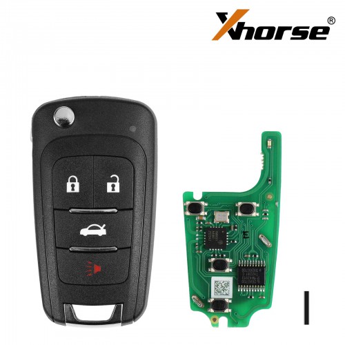 XHORSE XNBU01EN for GM Buick Universal Remote Key ( Folded 4 buttons )