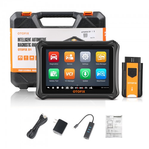 OTOFIX D1 Full System Diagnostic Tool Automotive Scanner with 30+ Service Function Support VW/ Audi Online Coding/ Brush Hidden