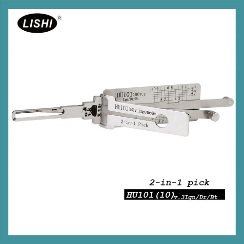 LISHI HU101 2-in-1 Auto Pick and Decoder for Ford, Land Rover, Jaguar, Volvo