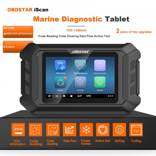 OBDSTAR iScan YAMAHA Marine Diagnostic Tablet Support Jet Ski and Outboard