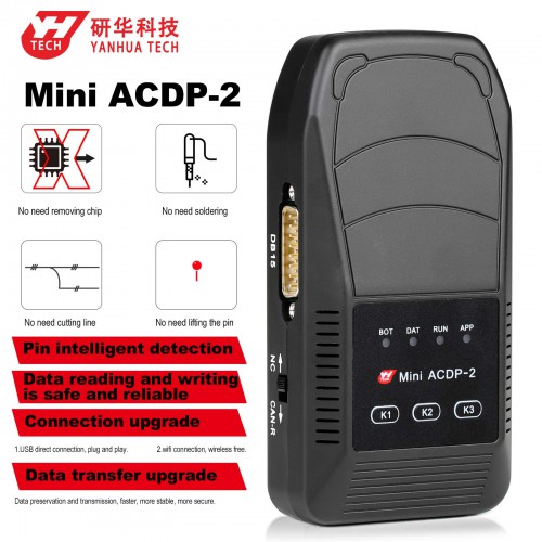 2024 New Yanhua Mini ACDP 2 Key Programming Tool ACDP-2 Master Basic Module Key Programmer Supports USB and Wireless Connection No Need Soldering