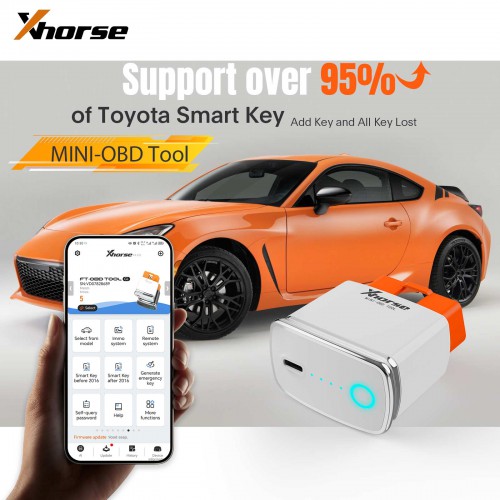 Xhorse XDMOT0GL MINI OBD Tool for Toyota Smart Key Add Key and All Key Lost