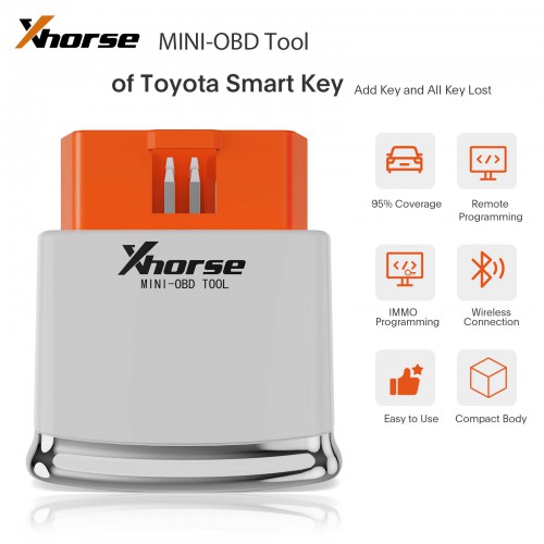 Xhorse XDMOT0GL MINI OBD Tool for Toyota Smart Key Add Key and All Key Lost