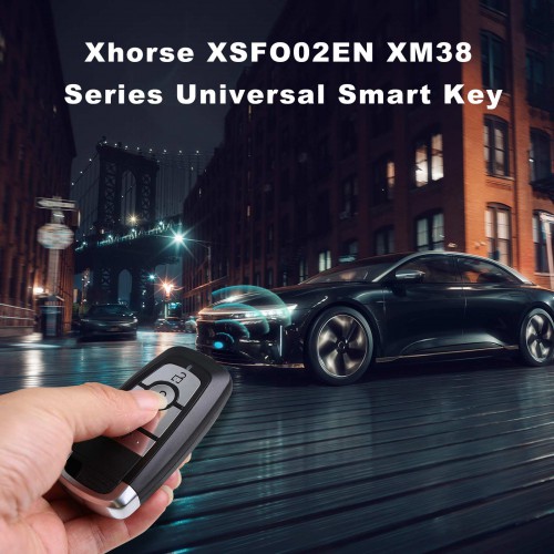 5pcs Xhorse XSFO02EN XM38 Series Universal Smart Key for Ford