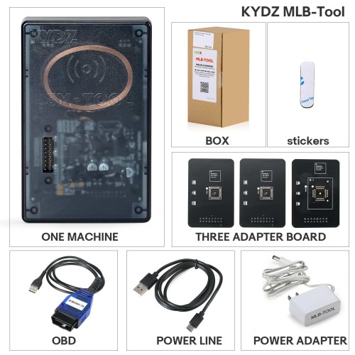 2024 KYDZ MLB-Tool Key Programmer For VW Audi Porsche Lamborghini Bentley Calculate MLB Data Generate Dealer Key with 3 Times Calculation Data