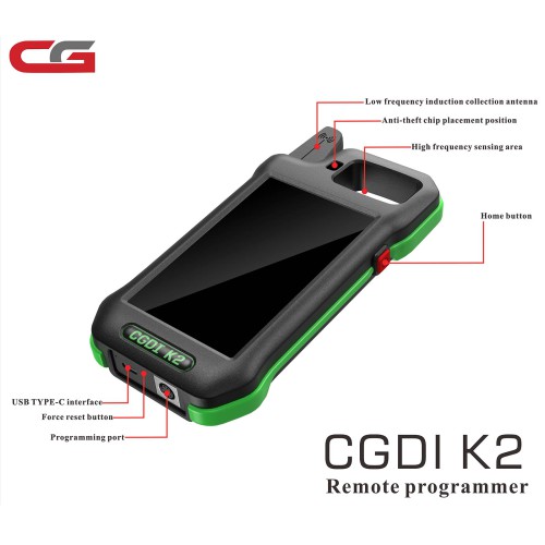 [Pre-Order] 2024 WIFI CG CGDI K2 Professional Multi-functional Remote Generator Smart Locksmith Key Tool Key Programmer Supports Free 96 Bit ID48 Copy