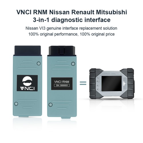 VNCI RNM 3-in-1 Diagnostic Tool for Nissan Renault Mitsubishi