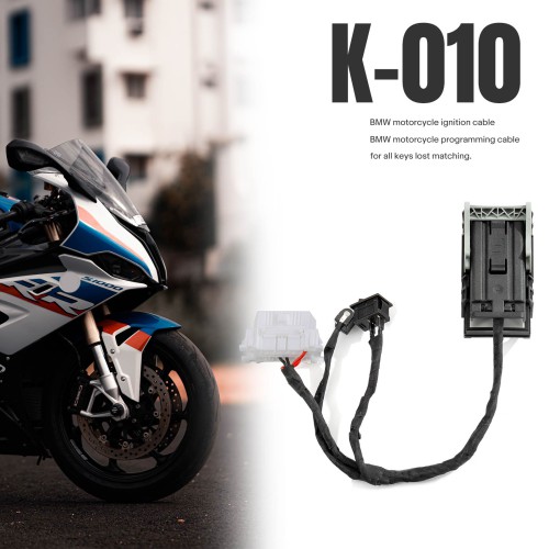 OEM K-010 Key 46 Matching Adapter Cable for BMW Motorcycle Ignition/ Programming All Keys Lost Matching