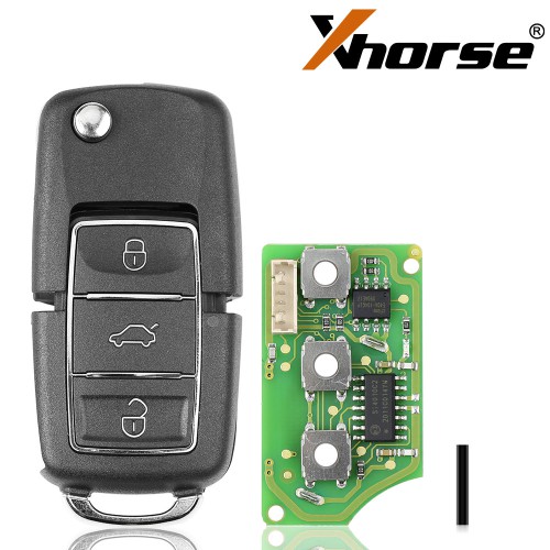5pcs Xhorse XKB506EN Wire Remote Key 3 Buttons for VVDI VVDI2  Key Tool