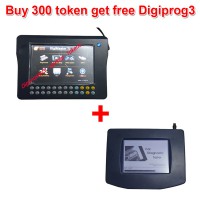 300 Tokens for Digimaster 3/CKM100/CKM200 Get Free Digiprog 3 Main unit and OBD Cable