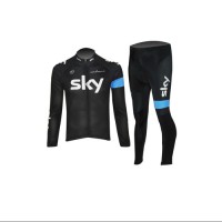 2014 Men's Autumn Winter Cycling jersey long sleeves with trousers Breathable garment