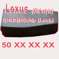 4D (60) Duplicabel Chip 50XXX for Lexus 5pcs/lot