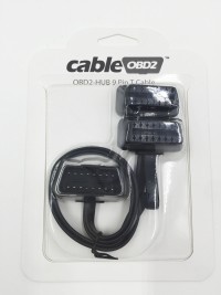 Cableobd2 OBD to HUB 9Pin T Cable for ELM327/ad-blueOBD2/NitroOBD2/EcoOBD2/GPS/Navigation Devices