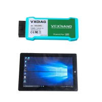 New VXDIAG VCX NANO For Land Rover Jaguar WIFI Version Support All Protocols With Chuwi Hi10 Tablet
