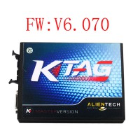 V2.13 KTAG K-TAG Master V6.070 Firmware ECU Programming Tool with Unlimited Token get ECM TITANIUM V1.61 18475 driver for Free(Choose SE135-B1)