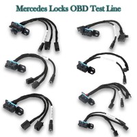 Mercedes All EZS Bench Test Cable 7 pcs for W209/ W211/ W906/  W169/ W208/ W202/ W210/ W220/ W215/ W280/ W639/ W203/ W639 works with VVDI MB Tool