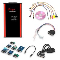 V87 Iprog+ Pro Iprog Programmer with 8 Adapters ( 7 Adapters and Probes Adapters for In-Circuit ECU )