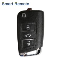 Xhorse MQB Style Smart Proximity Remote Key XSMQB1EN 3 Buttons for VVDI2/ MINI Key Tool/ Key Tool Max  10pcs/ lot