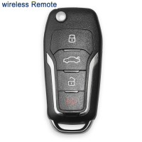 XHORSE XNFO01EN Universal Remote Car Key 4 Buttons Wireless For Ford (English Version) 5pcs/ lot
