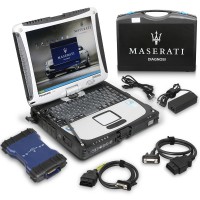 SD3 MDVCI Maserati Detector Support Programming ＆ Diagnosis with Maintenance Data Installed on Panasonic CF19  Laptop