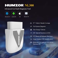 Humzor NEXZSCAN NL300 Car Diagnostic Scanner OBD2 IOS Car Scan Tools Full System Code Reader Support Reset Service Free Software Update