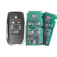 Lonsdor P0120 8A Smart Key 6 Buttons Smart Key 433MHz 315MHz 314MHz for Alphard, Vellfire, Alpha MVP [ With PCB and Key Shell ]