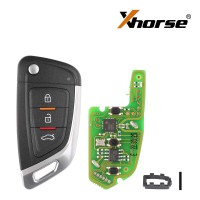 5PCS XHORSE XKKF02EN Universal Remote Car Key with 3 Buttons for VVDI Key Tool