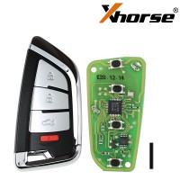 5pcs Xhorse XSKF20EN Knife Style Universal XS Series Smart Remote Key With 4 Buttons