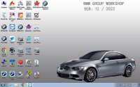 Latest V2022.12 12/2022 BMW ICOM Software ISTA-D 4.37.43.30 ISTA-P 3.71.0.200 with Engineers Programming Win10 System 500GB Hard Disk