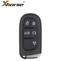 5pcs Xhorse XSJP01EN XM38 Smart Remote Key for Jeep Type 5 Buttons