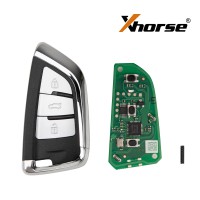 5pcs XHORSE XSDFX1EN 3 Buttons Small Knife Style Universal Smart Key