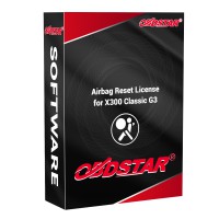 OBDSTAR Airbag Reset License for OBDSTAR X300 Classic G3